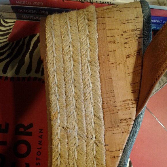 Michael Kor Wedge Demin Shoes - Picture 4 of 7